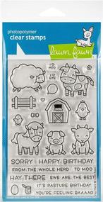 img 2 attached to 🌾 Hay There Clear Stamps LF1595 by Lawn Fawn - Creative Crafting Essentials