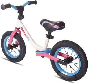 img 3 attached to KOOKIDO Softail Sport Balance Bike: Air Tires, Rear Suspension, 12 inch Pedal-Free Kids Bike (Ages 3-6)