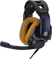 🎧 epos | sennheiser gsp 602 wired gaming headset – closed acoustic, noise-canceling mic, adjustable headband, customizable pressure, volume control | for pc, mac, xbox, ps4 | pro логотип