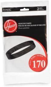 img 1 attached to Premium Pack of 2 Hoover Belts - Flat Power Drive Type 170 Wind Tunnel | Enhanced Durability & Efficiency