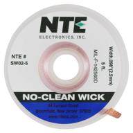 🔵 nte electronics sw02 blue no clean flux 098 логотип