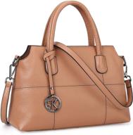 👜 kattee genuine leather handbags for women: stylish soft hobo satchel shoulder crossbody bags and purses logo