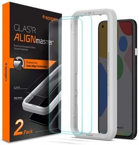 img 4 attached to Spigen Темперированный Протектор AlignMaster, разработанный