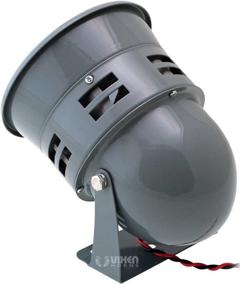 img 2 attached to 🚨 Vixen Horns VXS4006 12V Gray Electric Motor Driven Metal Alarm/Siren: Powerful Air Raid Alert System