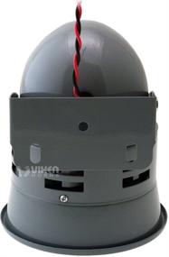 img 1 attached to 🚨 Vixen Horns VXS4006 12V Gray Electric Motor Driven Metal Alarm/Siren: Powerful Air Raid Alert System