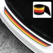 universal car rear bumper protector guard trunk sticker decal with adhesive tape logo