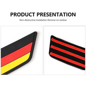 img 1 attached to Universal Car Rear Bumper Protector Guard Trunk Sticker Decal With Adhesive Tape