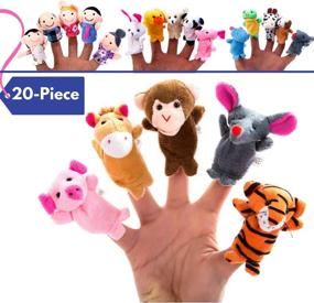 img 4 attached to BETTERLINE 20 Piece Story Finger Puppets