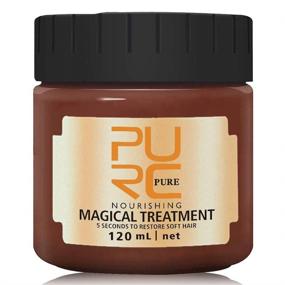 img 4 attached to 💆 Revitalize Your Hair: PURC Magical Treatment 120ML – Advanced Molecular Hair Roots Conditioner for 5-Second Repair and Keratin Hair Treatment