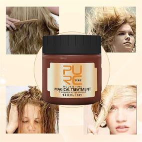 img 1 attached to 💆 Revitalize Your Hair: PURC Magical Treatment 120ML – Advanced Molecular Hair Roots Conditioner for 5-Second Repair and Keratin Hair Treatment