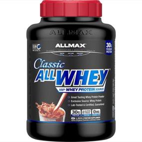 img 4 attached to 🍫 ALLMAX Nutrition AllWhey Классический шоколадный протеиновый порошок - 5 фунтов