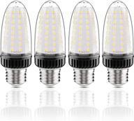 🕯️ tebio led e26 candle bulb 20w: enhance your space with middle edison screw corn bulb logo