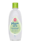 clear johnson's baby hair oil - 200ml logo