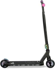 img 2 attached to 🛴 Enhanced Riprail Semi Pro 2 Performance Stunt Scooter: Alloy Deck, Alloy Core Wheels, ABEC-9 Bearings, Alloy NECO Threadless Headset, Alloy CNC Machined Fork, 2 Pegs, and Jet Fuel Parts