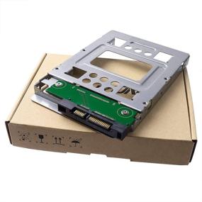 img 3 attached to 🔁 HUYUN 2.5" SSD to 3.5" SATA HDD Adapter Caddy Tray - Hot Swap Plug, 654540-001