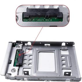 img 1 attached to 🔁 HUYUN 2.5" SSD to 3.5" SATA HDD Adapter Caddy Tray - Hot Swap Plug, 654540-001
