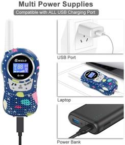 img 3 attached to 📞 Powerful QNIGLO Rechargeable Talkies: Long-Range Communication with Extended Battery Life