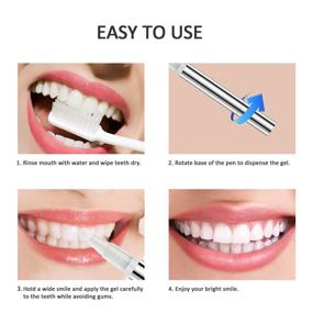 img 1 attached to 😁 MitButy Teeth Whitening Pen (3 Pack) with 30% Carbamide Peroxide Gel - Safe, Effective, No Sensitivity, Painless, Travel-Friendly, Pro Whitening Gel Pens for a Gorgeous White Smile