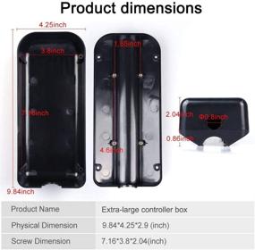 img 3 attached to 🚲 Enhance Your Electric Bike's Protection with JUNSTAR Small/Big/Extra-Large Plastic Controller Box