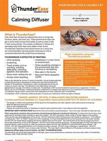 img 2 attached to Reduce Cat Anxiety with ThunderEase Calming Pheromone Diffuser Refill – Powered by FELIWAY