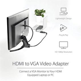 img 3 attached to High-Speed HDMI to VGA Display Adapter - Active Video Converter for Laptop/PC/Monitor - StarTech.com HD2VGAE2