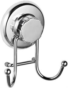 img 4 attached to 🔧 HASKO Accessories: Premium Stainless Steel Vacuum Suction Cup Hooks for Bathroom and Kitchen- Securely Holds Towels, Robes, and Loofahs (Chrome)