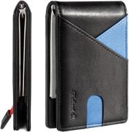 🔒 rfid blocking minimalist wallet for men – sleek outside wallets, card cases & money organizers logo