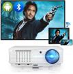 wifi bluetooth projector 5000 lumen full hd 1080p video outdoor movie projector 200&#34 logo