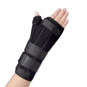 img 4 attached to 🖐️ Adjustable Carpal Tunnel Wrist Brace with Removable Thumb Splint - Pain Relief Support for Tendonitis, Arthritis - Night Sleep Wrist & Thumb Stabilizer for Women and Men