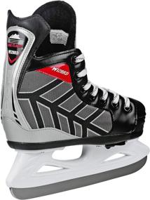 img 2 attached to 🧊 Upgrade Your Boy's Ice Skating Skills with Lake Placid Wizard 400 Adjustable Skate!