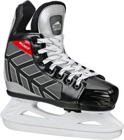 img 4 attached to 🧊 Upgrade Your Boy's Ice Skating Skills with Lake Placid Wizard 400 Adjustable Skate!