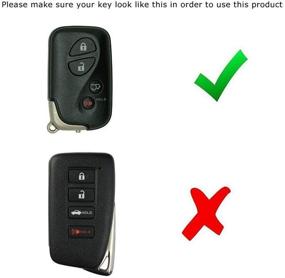 img 3 attached to IJDMTOY Glossy Carbon Fob Keyless