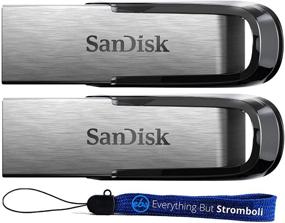 img 3 attached to SanDisk Ultra Flair USB 3.0 32GB Flash Drive (2 Pack) – High Performance with Everything But Stromboli Lanyard Included