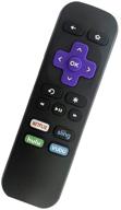 📱 replacement remote control for roku 1 2 3 4 hd lt xs xd, roku express 3900r, premiere 4620xb, 4210xb, 3900r, 2500r, 2700r, 2450xb with channel shortcut buttons. does not support roku stick or roku tv logo