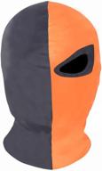 🎃 innturt halloween cosplay balaclava hood mask - black and orange face cover logo