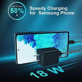 img 1 attached to 🔌 Fast Charging Block Type C Charger Wall Plug/Fast Car Charger/USB C Cable for Android Phone - USB C Fast Charger for Samsung Galaxy S21 S20 Plus Ultra 5G FE S10e S10 S9 S8 Note 20 10 9 A10e A21 A31 A51 A71