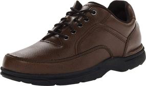 img 4 attached to Rockport Mens Eureka Walking Brown Men's Shoes and Athletic