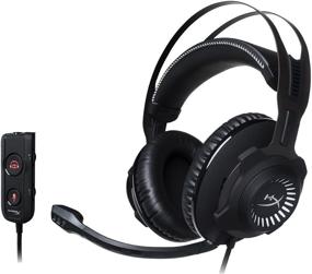 img 4 attached to Renewed HyperX Cloud Revolver S Gaming Headset with Dolby 7.1 Surround Sound - Steel Frame, Signature Memory Foam, Premium Leatherette - PC, PS4, PS4 PRO, Xbox One, Xbox One S compatible (HX-HSCRS-GM/NA)