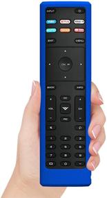 img 1 attached to SIKAI Remote Case Compatible With Vizio XRT136 Smart TV Remote Skin-Friendly Shockproof Silicone Cover For Vizio XRT136 Remote Washable Anti-Lost With Remote Loop (Blue)