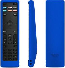 img 3 attached to SIKAI Remote Case Compatible With Vizio XRT136 Smart TV Remote Skin-Friendly Shockproof Silicone Cover For Vizio XRT136 Remote Washable Anti-Lost With Remote Loop (Blue)