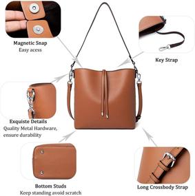 img 2 attached to WESTBRONCO Handbags Designer Shoulder Crossbody Women's Handbags & Wallets in Totes