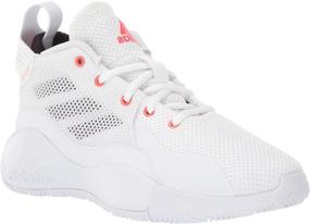 img 4 attached to 👟 Adidas Girls' Rose Shoes in Scarlet, Black, and White - Athletic Footwear