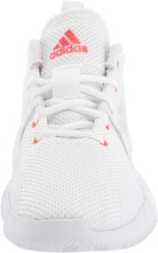 img 3 attached to 👟 Adidas Girls' Rose Shoes in Scarlet, Black, and White - Athletic Footwear