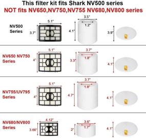 img 3 attached to 🐺 Wolfish Replacement Lift Away Filters: Ultimate Compatibility