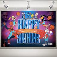 sporty basketball backdrop: vibrant party decor for kids' basketball birthday bash - 5x3ft sports theme banner & photography background logo