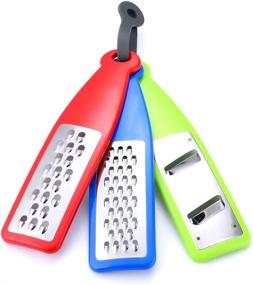 img 2 attached to Premium Stainless Steel Kitchen Graters Set - Stylish Multi-purpose Handheld Grater Zester for Vegetables, Fruits, Chocolate, Cheese