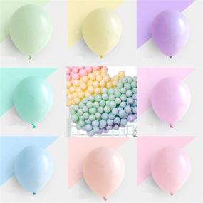 img 3 attached to Colorful Fun: Kalyerparty Pastel Balloons - 100 Pcs 10 Inches Assorted Balloons for Birthday Baby Shower Party Decorations