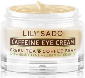 img 4 attached to 💚 Revitalize Your Eyes with LILY SADO Caffeine Eye Cream - Anti Aging Eye Gel with Green Tea Matcha, Arabica Coffee, Vitamins C, B5, E + Collagen Peptides - Banish Wrinkles & Dark Circles