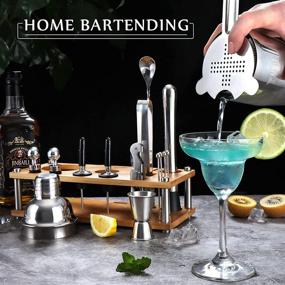 img 1 attached to 🍸 The Ultimate Stainless Martini Bartending Set: YXY Cocktail Excellence