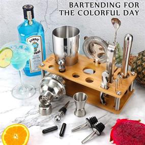 img 2 attached to 🍸 The Ultimate Stainless Martini Bartending Set: YXY Cocktail Excellence